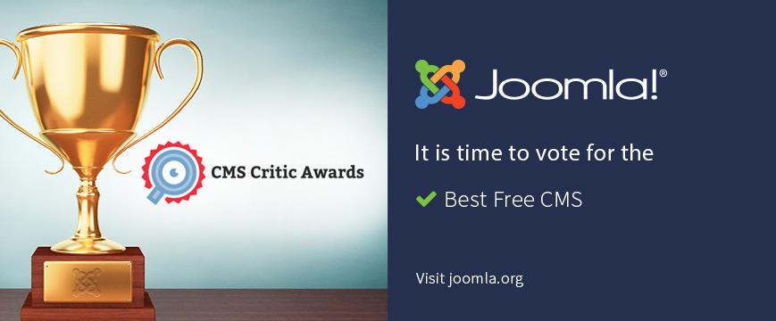 Είναι ώρα να ψηφίσουμε για το Joomla! (μέχρι τις 31/10/16)
